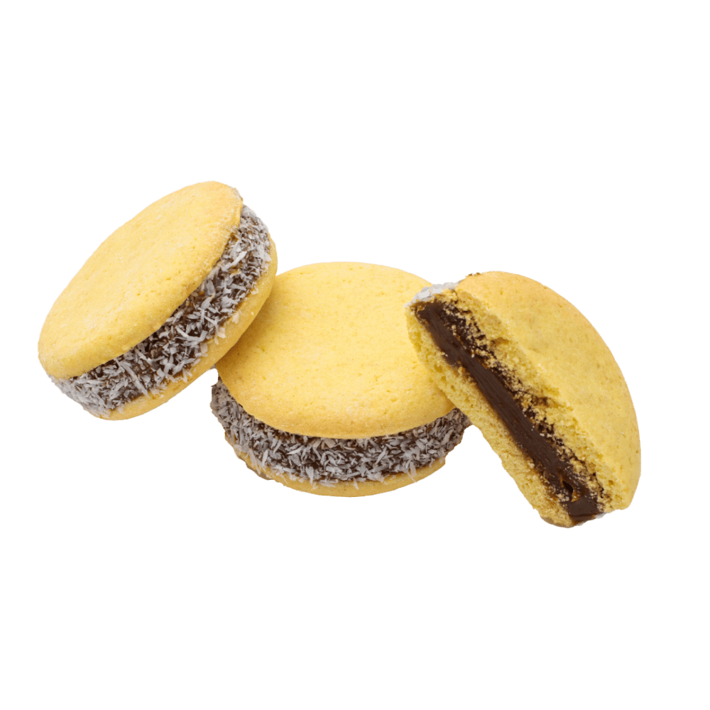 3 alfajores de maicena - Santo Pastel
