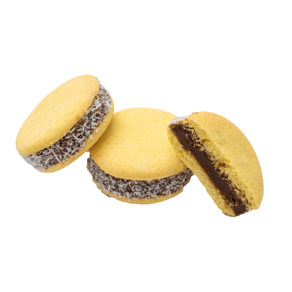 3 alfajores de maicena - Santo Pastel