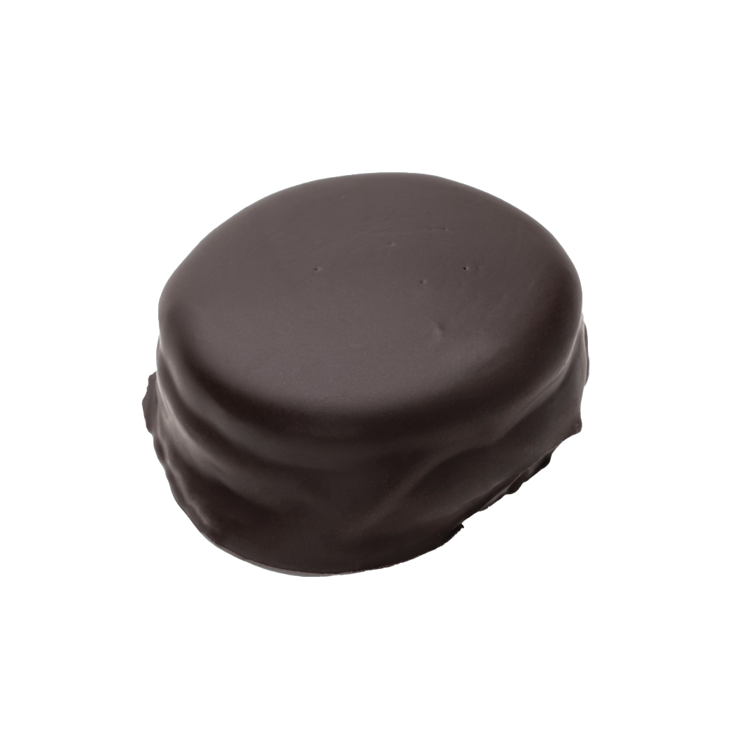 Alfajor marplatense negro de dulce de leche entero - Santo Pastel