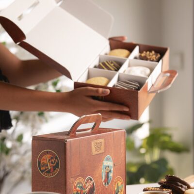 La maleta de alfajores de Santo Pastel